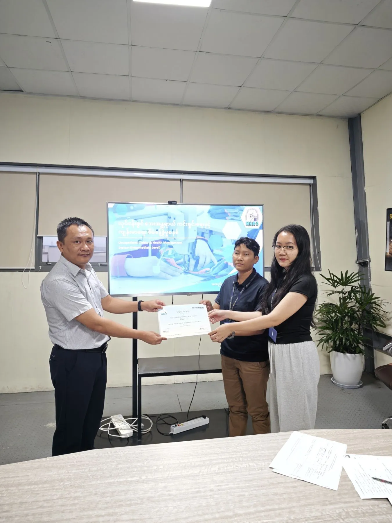 OSH In-factory Training Guston Amava